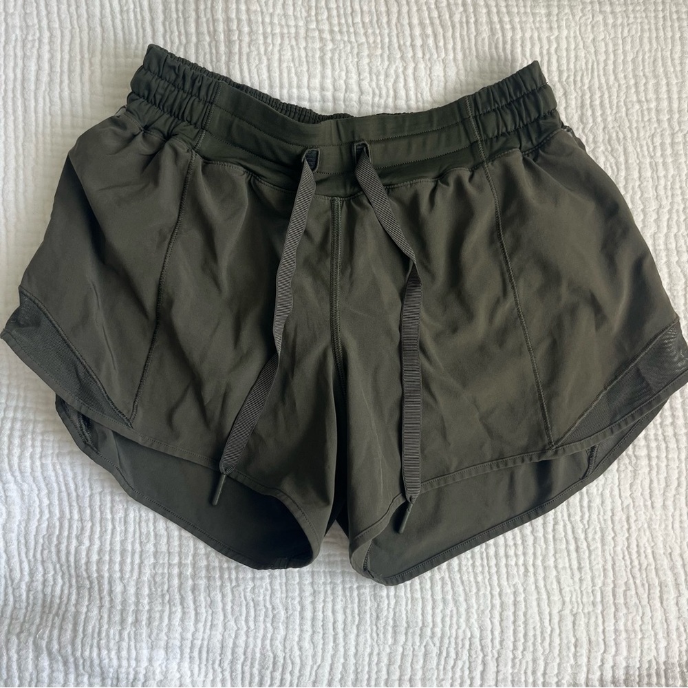 lululemon athletica Dark Green Women's Athletic Shorts